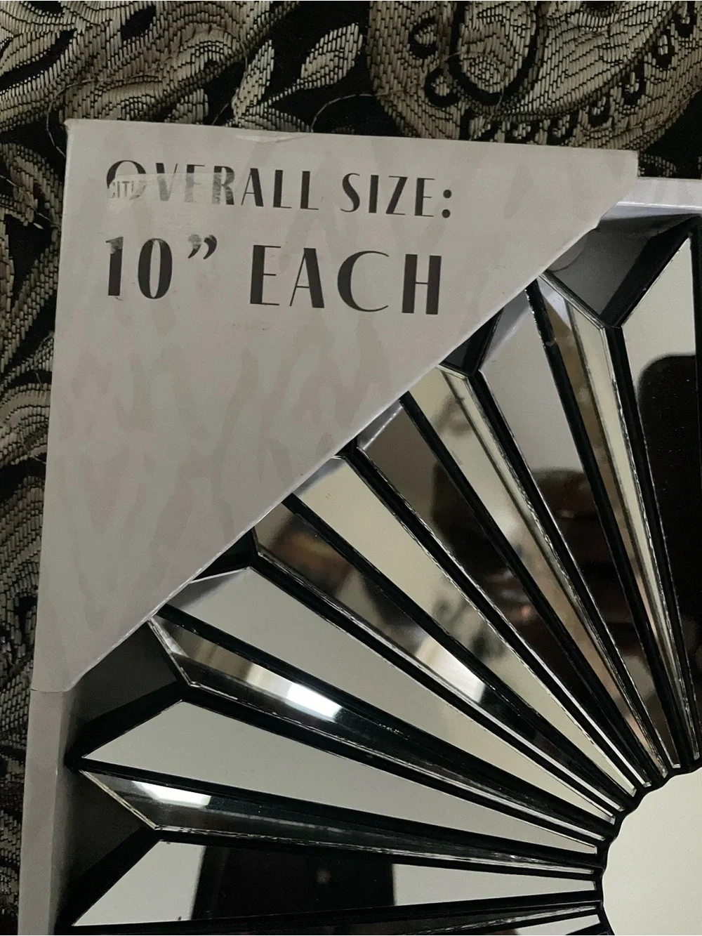 Radiant Sunburst Mirror - Silver Mirror Accent